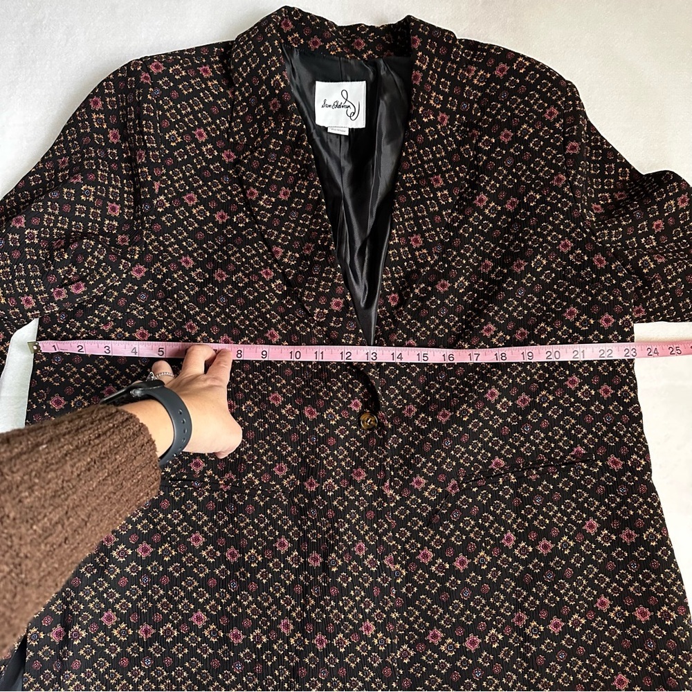 Sam Edelman Delilah Print Blazer Women’s Size XL - Picture 7 of 13
